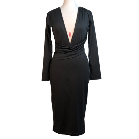 Black Cocktail Dress LBD (NEW) | FREE SHIPPING! - Picture 2 of 8